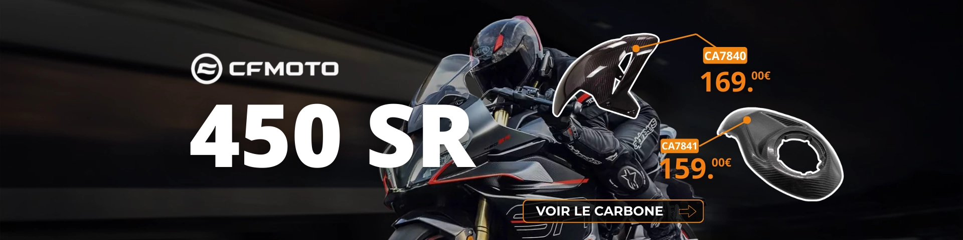 <p>carbone CF Moto sr 450</p>
