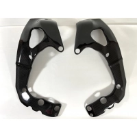 Protections de cadre go2race carbone/kevlar pour aprilia mille 2004-2008