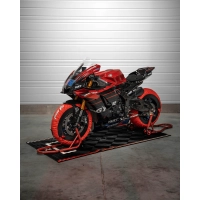 Paire de couvertures chauffantes rouges auto-régulée à 80 degrés