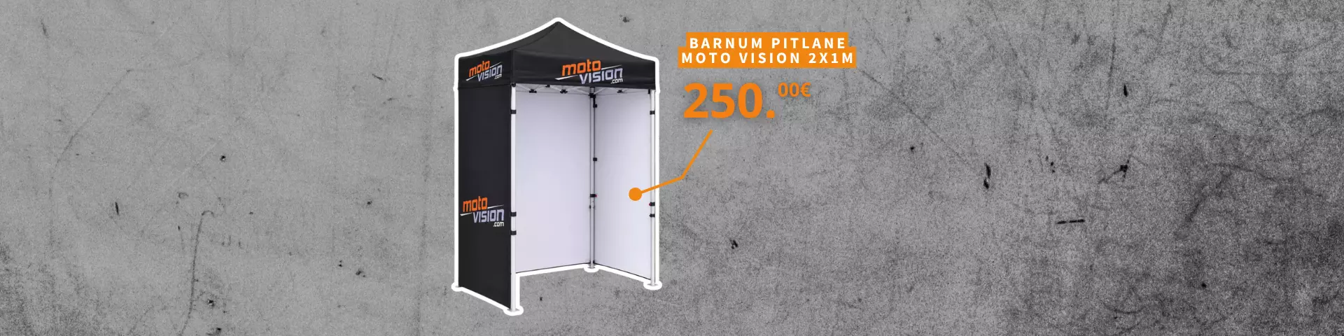 Barnum Pitlane Moto Vision 2x1m