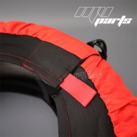 Paire de couverture chauffante rouge auto-régulée à 80 degrés