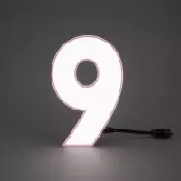 Chiffres lumineux électroluminescents 14 cm 0 à 9