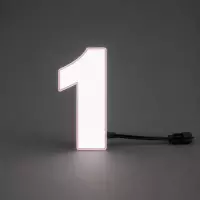 Chiffres lumineux électroluminescents 14 cm 0 à 9