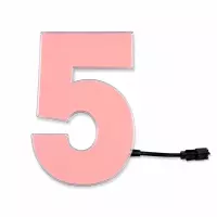 Chiffres lumineux électroluminescents 14 cm 0 à 9